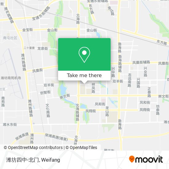 潍坊四中-北门 map