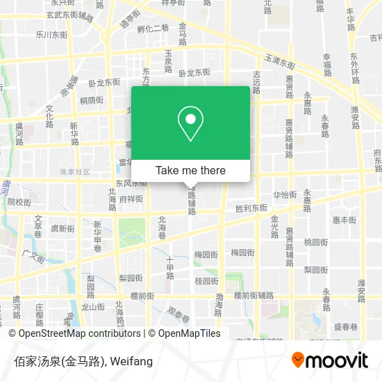 佰家汤泉(金马路) map