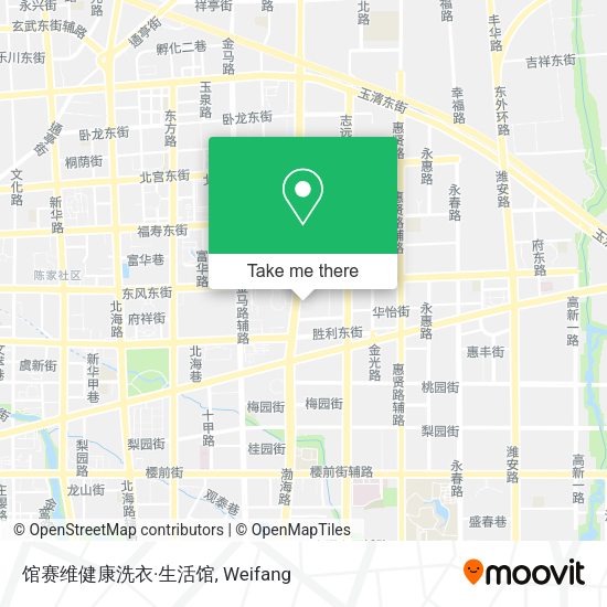 馆赛维健康洗衣·生活馆 map