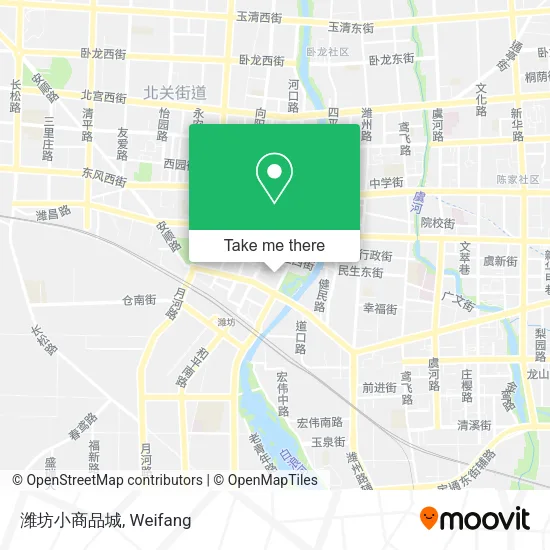 潍坊小商品城 map