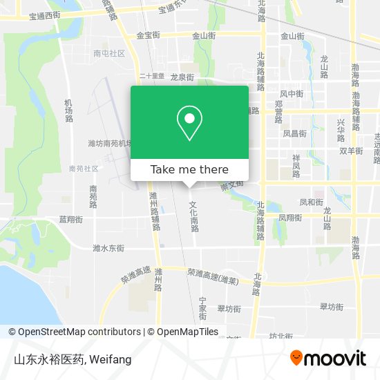 山东永裕医药 map