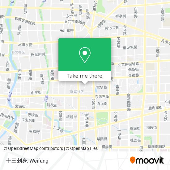 十三刺身 map