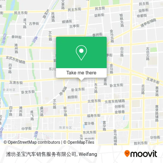 潍坊圣宝汽车销售服务有限公司 map