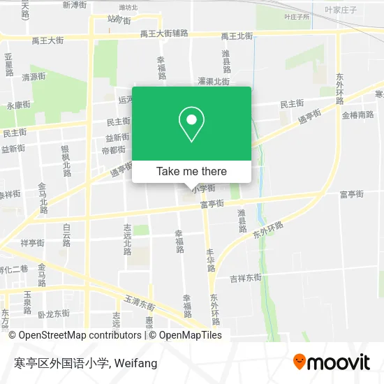 寒亭区外国语小学 map