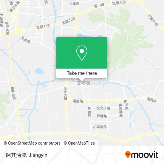 阿其油漆 map