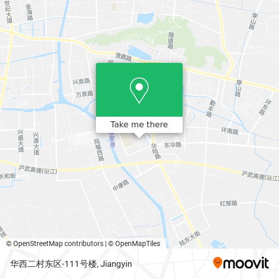 华西二村东区-111号楼 map