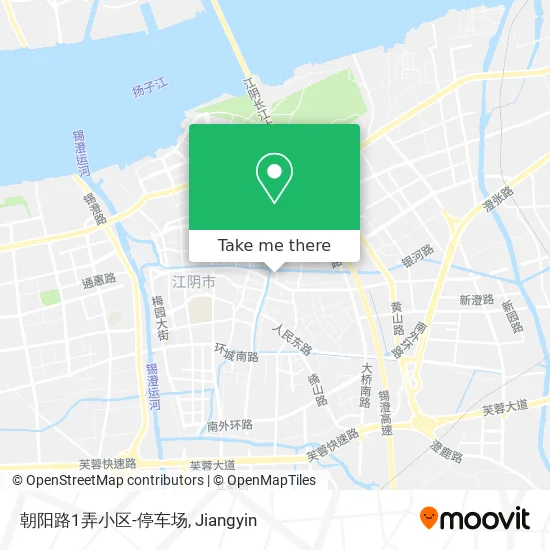 朝阳路1弄小区-停车场 map