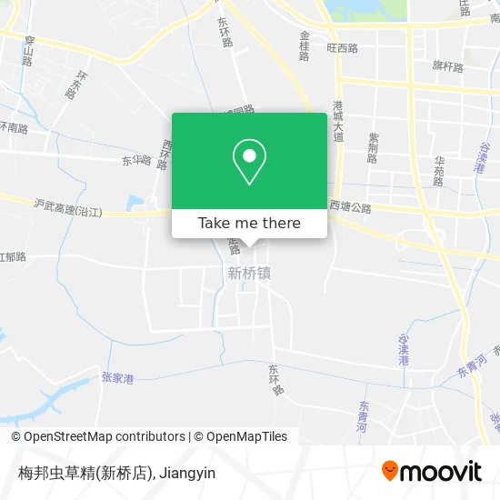 梅邦虫草精(新桥店) map