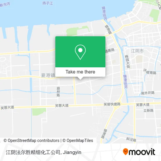 江阴法尔胜精细化工公司 map