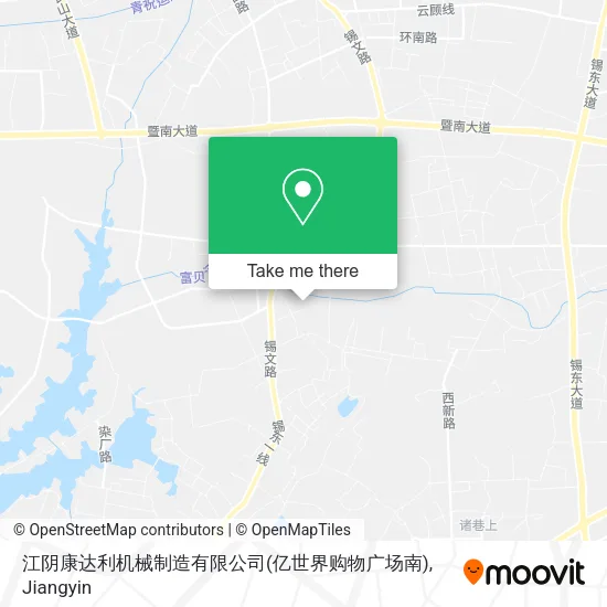 江阴康达利机械制造有限公司(亿世界购物广场南) map