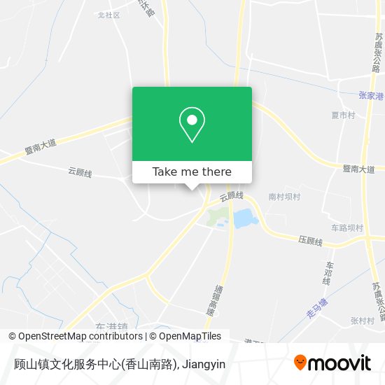 顾山镇文化服务中心(香山南路) map