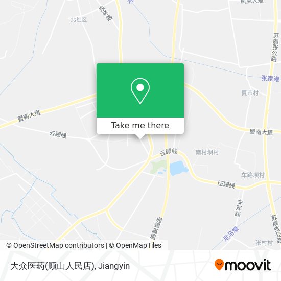 大众医药(顾山人民店) map