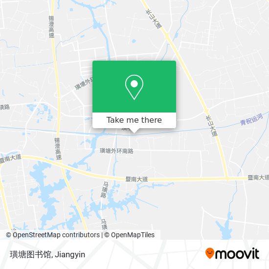 璜塘图书馆 map