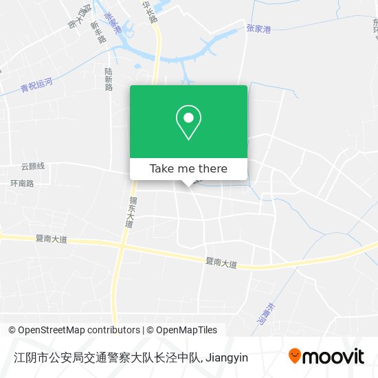 江阴市公安局交通警察大队长泾中队 map