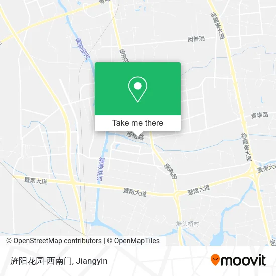 旌阳花园-西南门 map