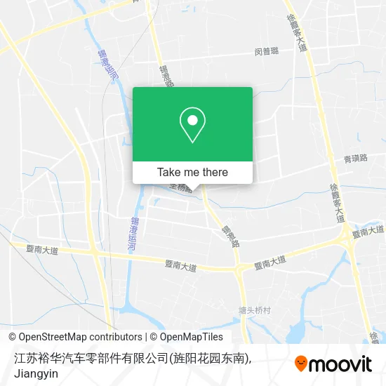 江苏裕华汽车零部件有限公司(旌阳花园东南) map
