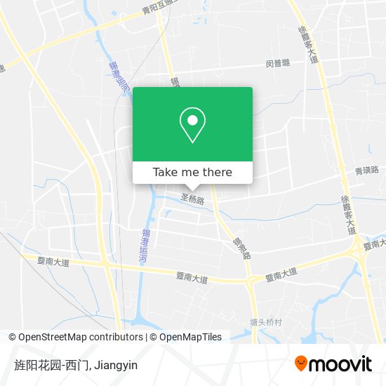 旌阳花园-西门 map