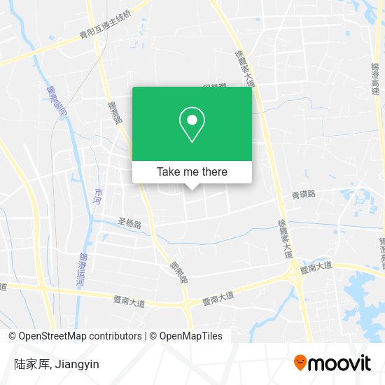 陆家厍 map