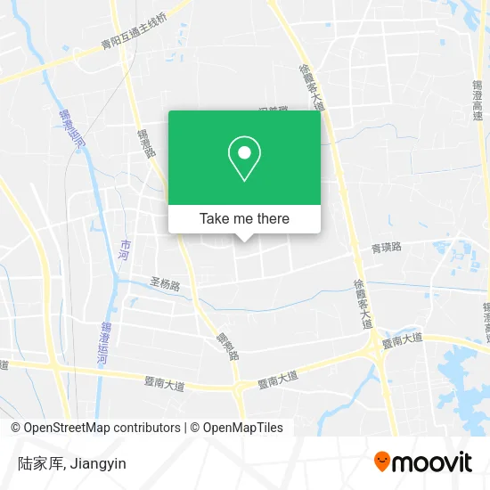 陆家厍 map