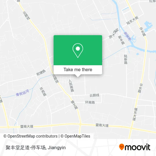 聚丰堂足道-停车场 map