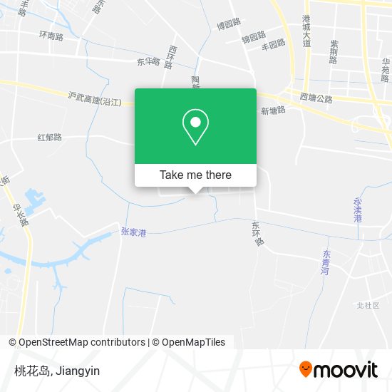 桃花岛 map