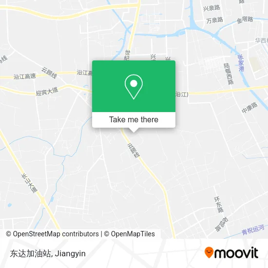 东达加油站 map