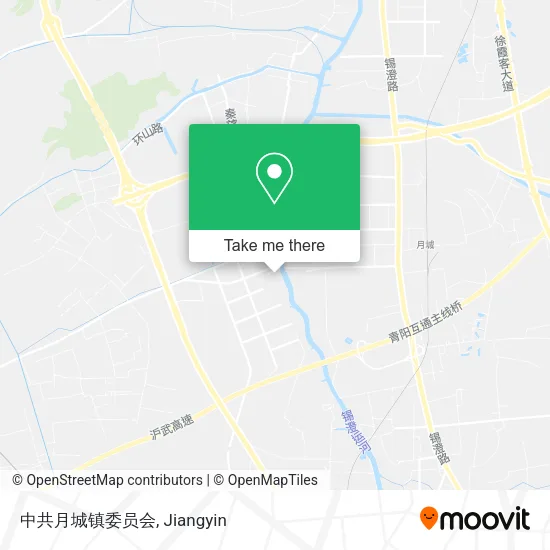 中共月城镇委员会 map