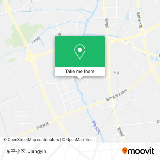 东平小区 map