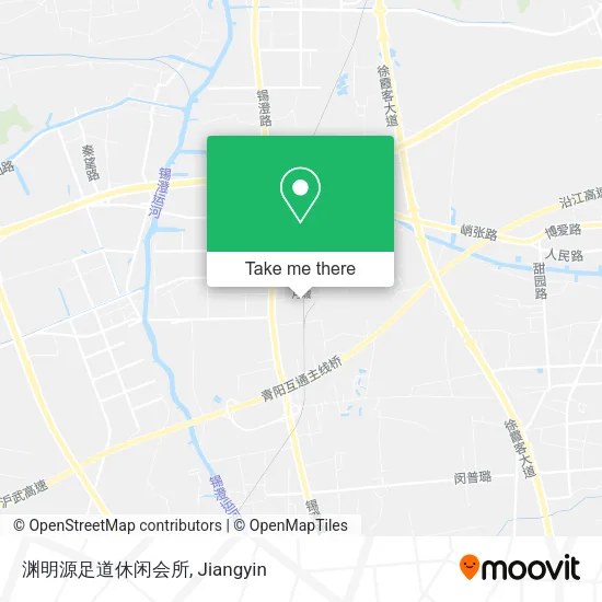 渊明源足道休闲会所 map