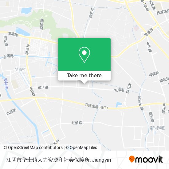 江阴市华士镇人力资源和社会保障所 map