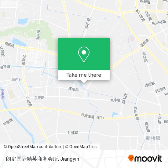 朗庭国际精英商务会所 map