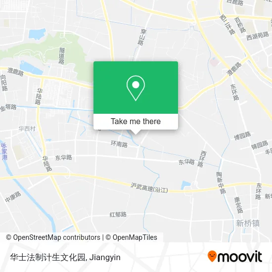 华士法制计生文化园 map