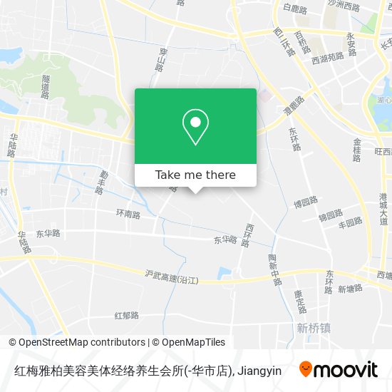红梅雅柏美容美体经络养生会所(-华市店) map