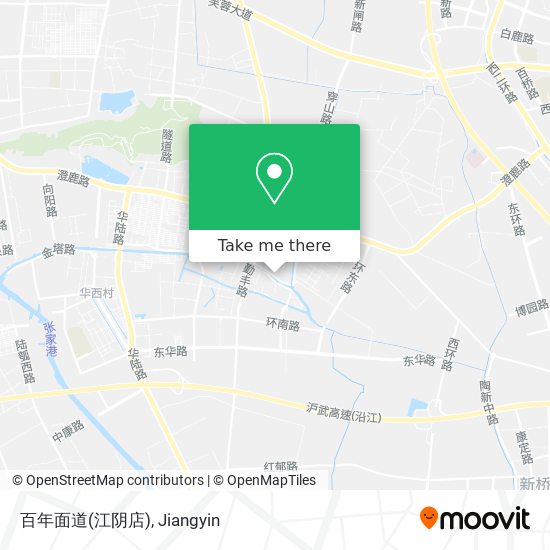百年面道(江阴店) map
