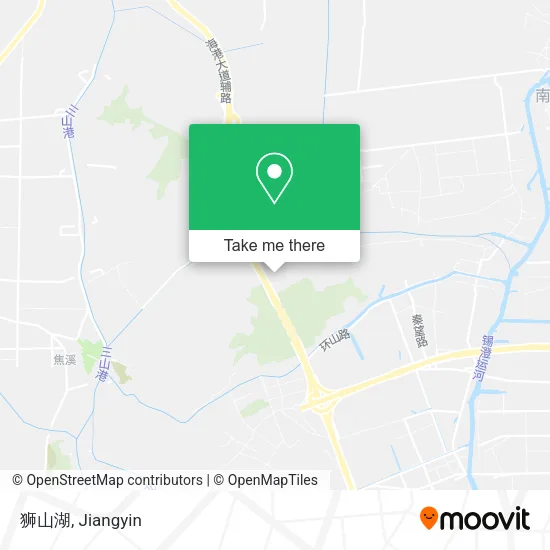 狮山湖 map