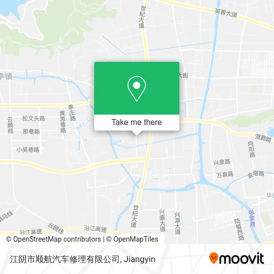 江阴市顺航汽车修理有限公司 map