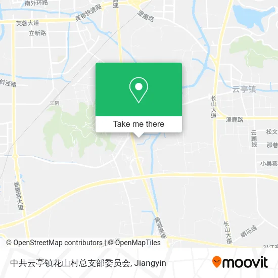 中共云亭镇花山村总支部委员会 map