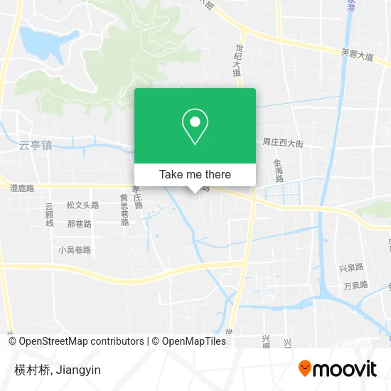横村桥 map