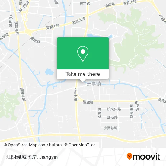 江阴绿城水岸 map