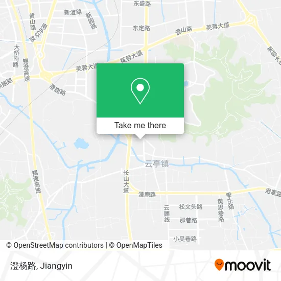 澄杨路 map