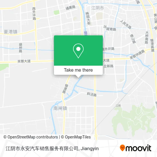 江阴市永安汽车销售服务有限公司 map