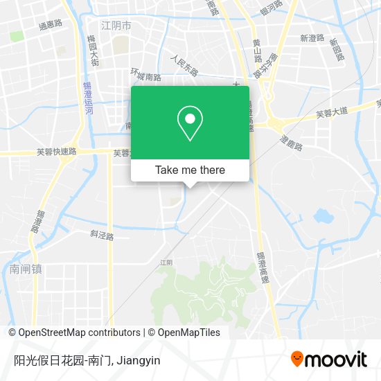 阳光假日花园-南门 map