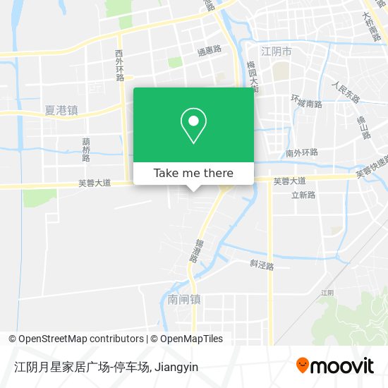 江阴月星家居广场-停车场 map