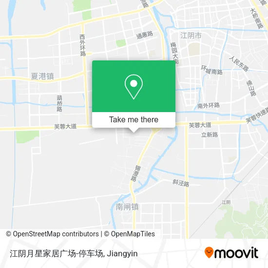 江阴月星家居广场-停车场 map