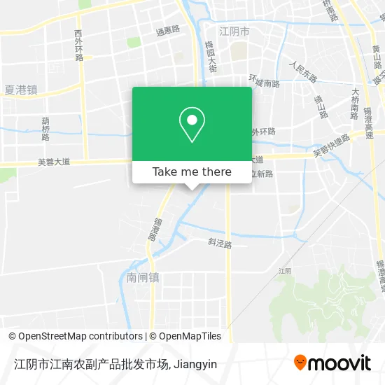 江阴市江南农副产品批发市场 map