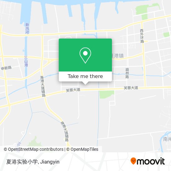 夏港实验小学 map