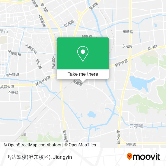 飞达驾校(澄东校区) map
