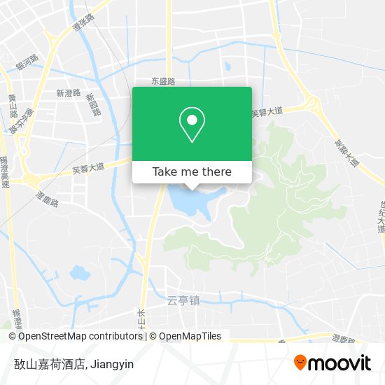 敔山嘉荷酒店 map