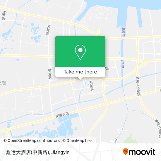 鑫运大酒店(申新路) map