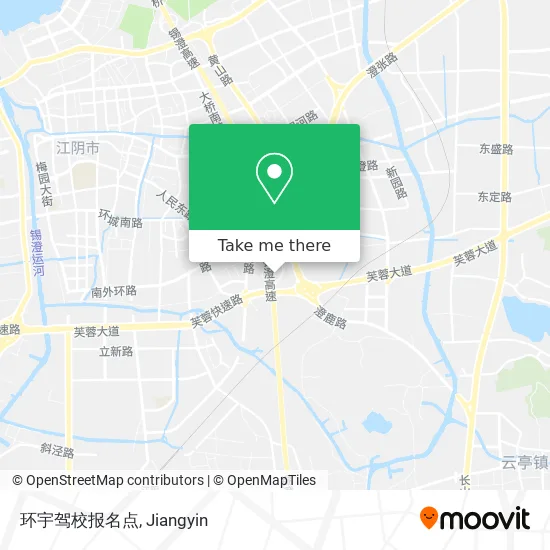 环宇驾校报名点 map